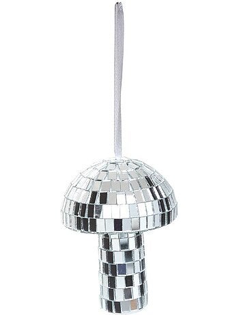 Suspension de sapin champignon effet disco 8 cm
