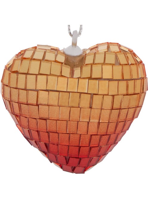 Suspension de sapin cœur effet disco 5 cm - Kiabi Suspension de sapin cœur effet disco 5 cm - Kiabi