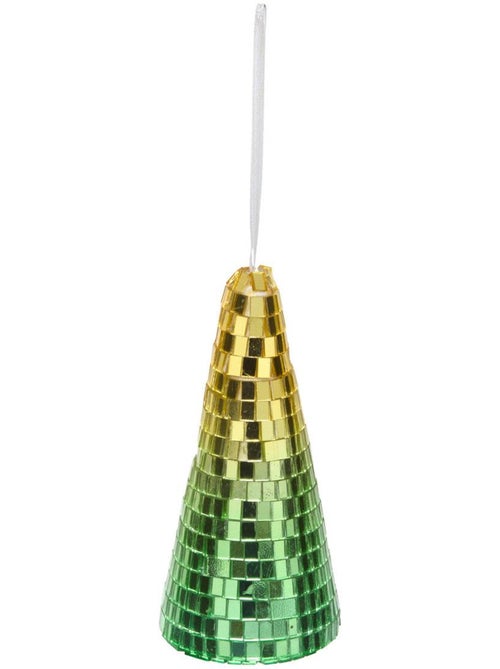 Suspension de sapin en forme de sapin effet disco vert 5 cm - Kiabi