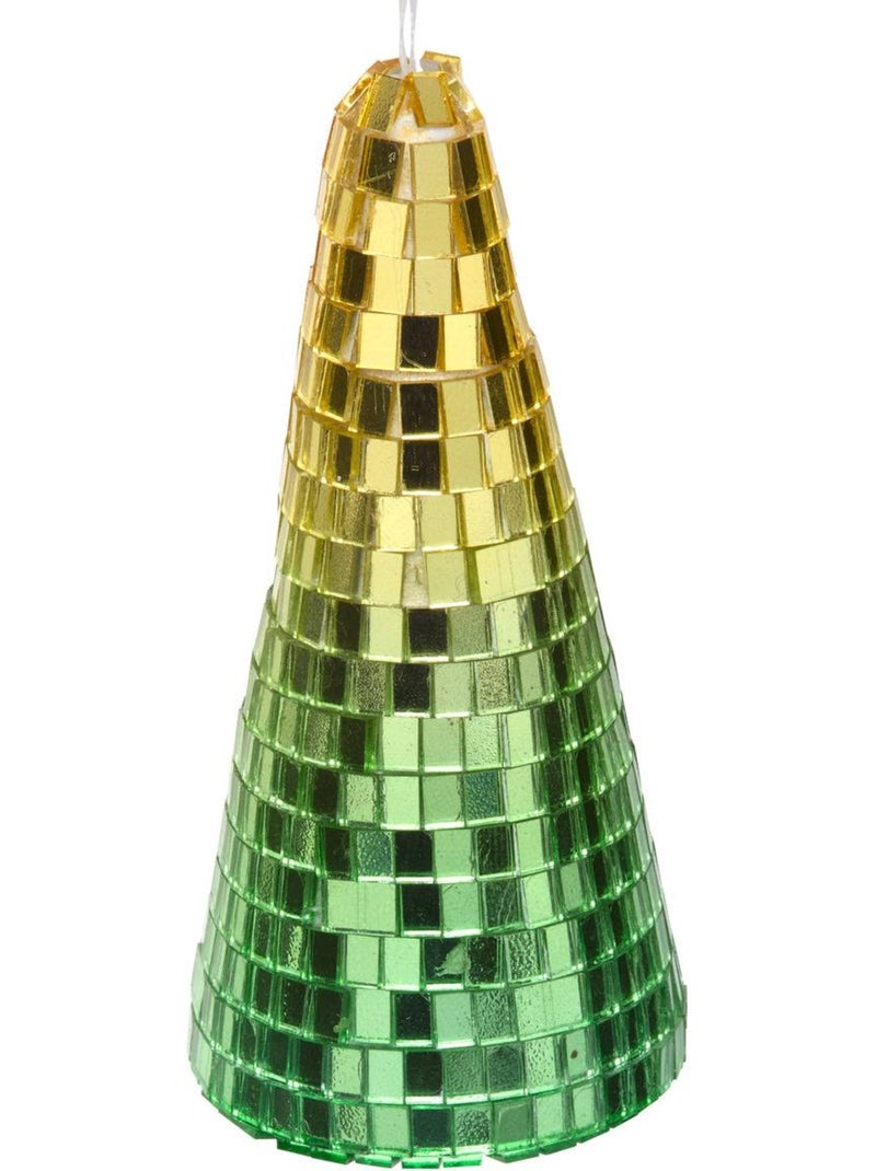 Suspension de sapin en forme de sapin effet disco vert 5 cm Vert - Kiabi