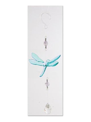 Suspension décorative libellule en acrylique