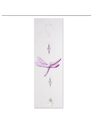 Suspension décorative libellule en acrylique