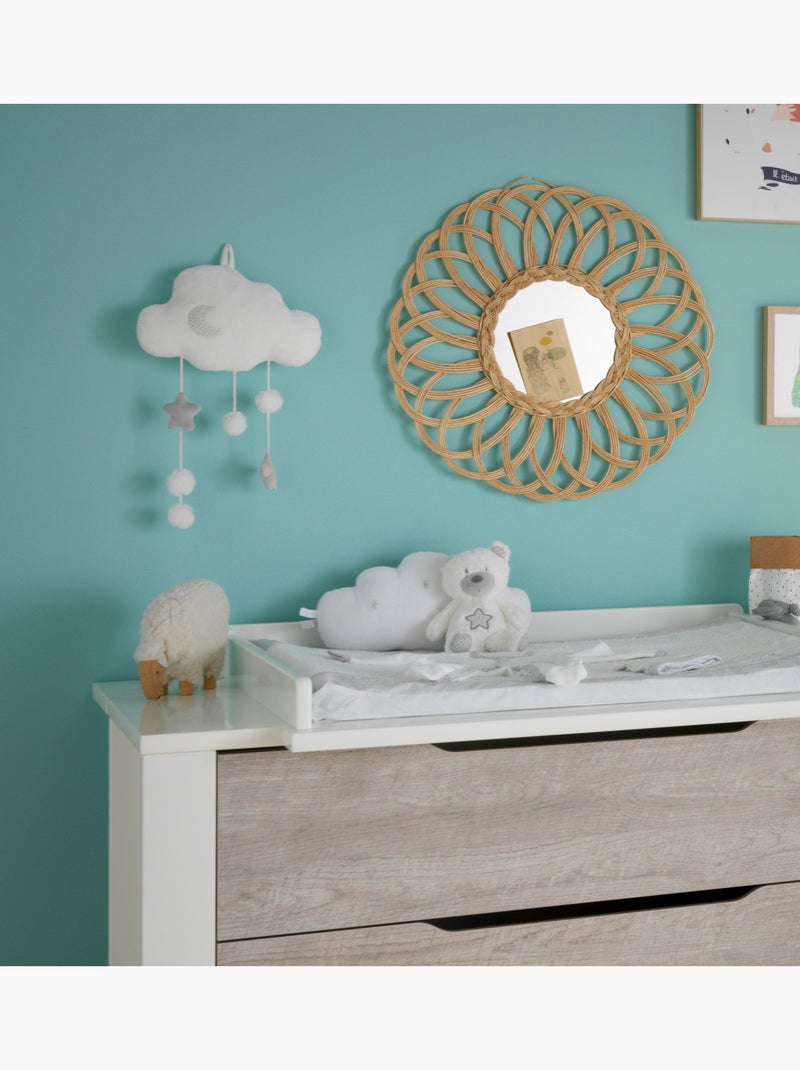 Suspension décorative murale nuage en polyester - SAUTHON Blanc - Kiabi