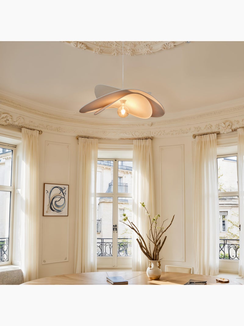 Suspension design en tissu forme organique Beige - Kiabi