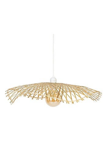 Suspension diam 58cm en bambou naturel