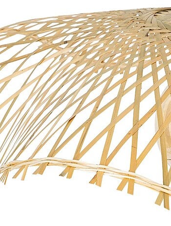 Suspension diam 58cm en bambou naturel