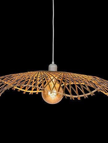Suspension diam 58cm en bambou naturel