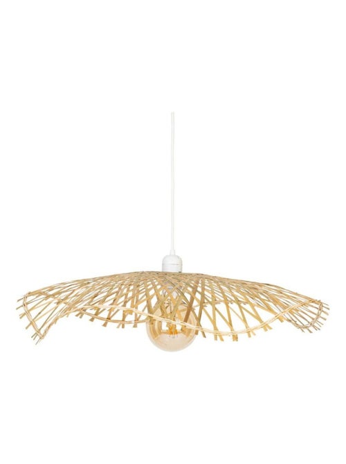 Suspension diam 58cm en bambou naturel - Kiabi