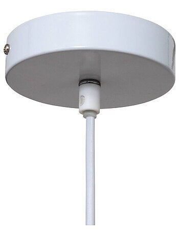 Suspension diam 69.5 cm métal et jute beige