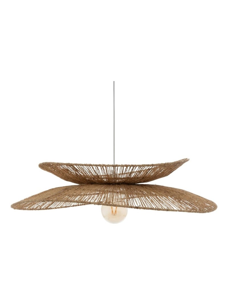 Suspension diam 69.5 cm métal et jute beige Beige - Kiabi