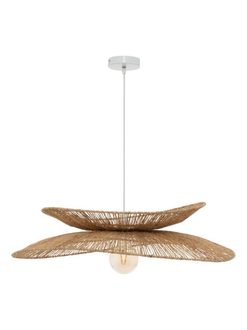 Suspension diam 69.5 cm métal et jute beige - Kiabi