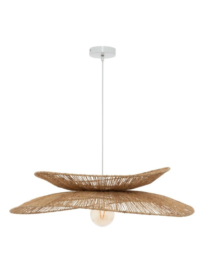Suspension diam 69.5 cm métal et jute beige Beige - Kiabi