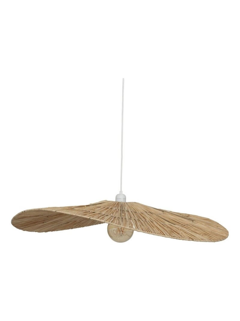 Suspension diam 78 cm raphia Beige - Kiabi
