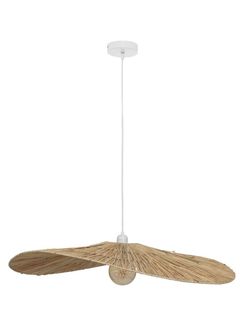 Suspension diam 78 cm raphia Beige - Kiabi