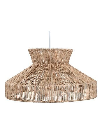 Suspension diamètre 38 cm en métal et jute