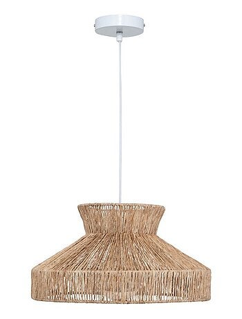 Suspension diamètre 38 cm en métal et jute