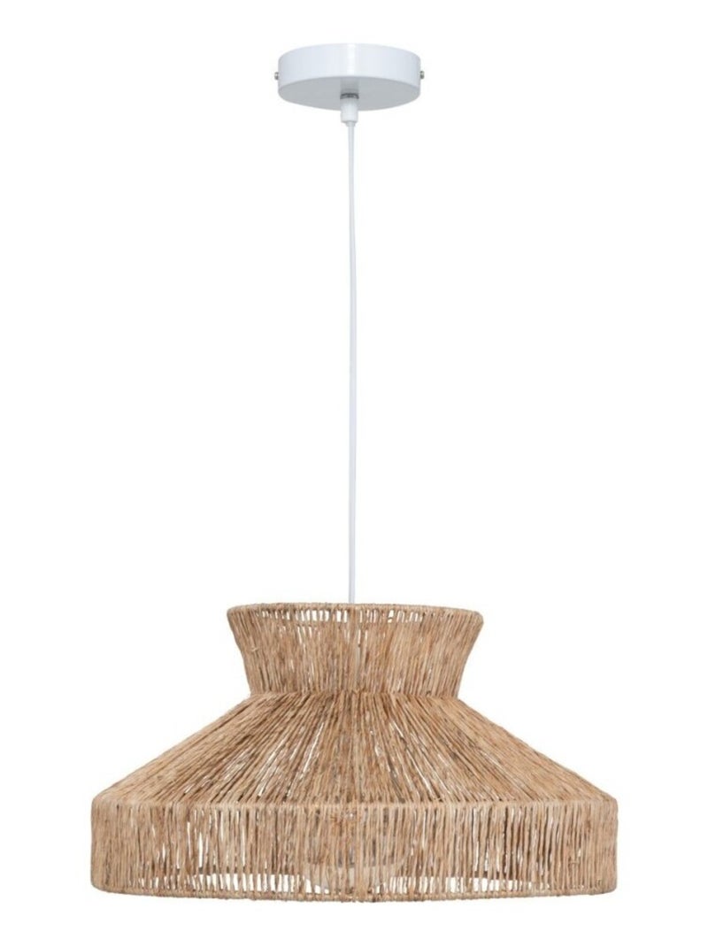 Suspension diamètre 38 cm en métal et jute Beige - Kiabi