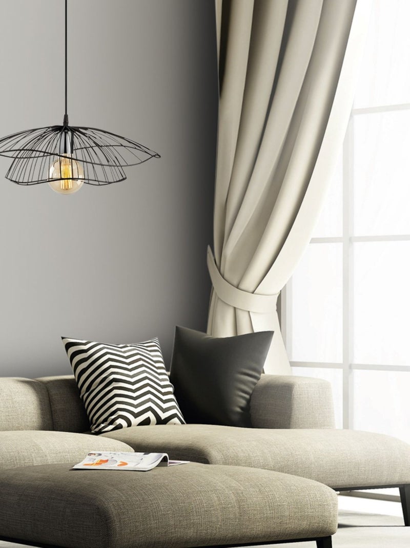 Suspension d'intérieur design double alvéoles Noir - Kiabi