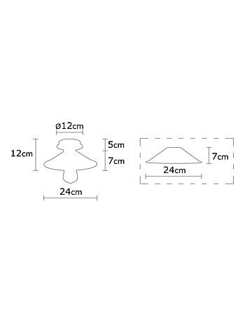Suspension d'intérieur design en oréole - Diam. 50 cm - Noir
