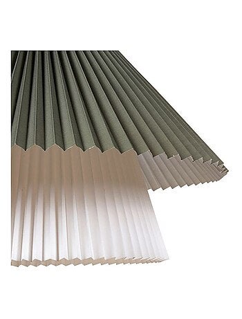 Suspension double tissu Aurélia vert blanc D52