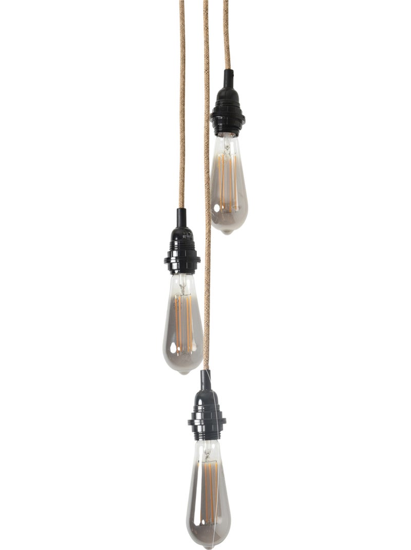 Suspension douille à 3 câbles Noir - Kiabi