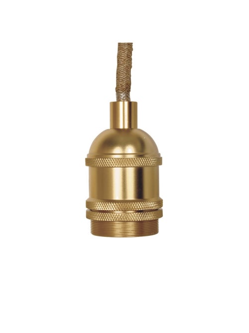 Suspension douille doré satiné - Kiabi