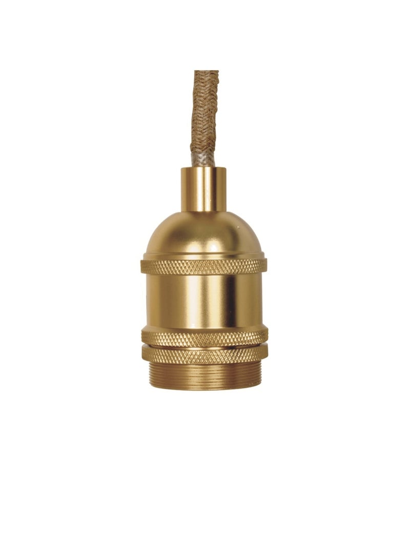 Suspension douille doré satiné Doré - Kiabi