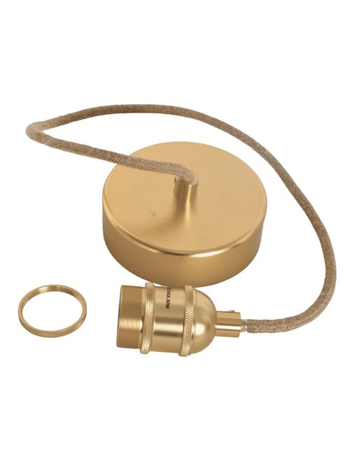 Suspension douille doré satiné - Kiabi