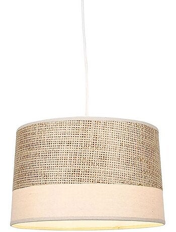 Suspension effet naturel beige D35
