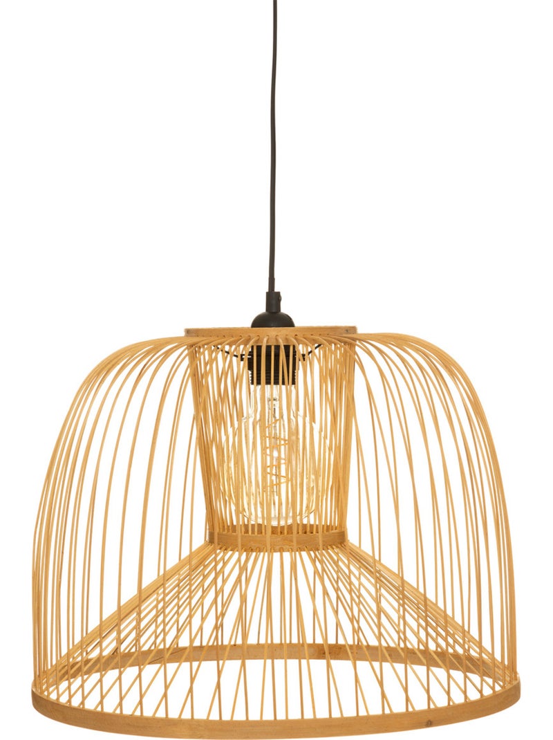 Suspension en bambou tressé AMY Beige - Kiabi