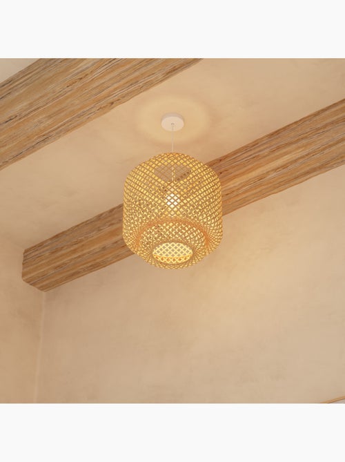Suspension en bambou tressé LIBY - Kiabi Suspension en bambou tressé LIBY - Kiabi