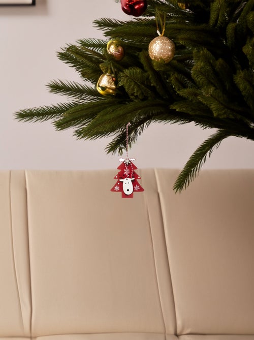 Suspension en bois sapin et renne - Kiabi