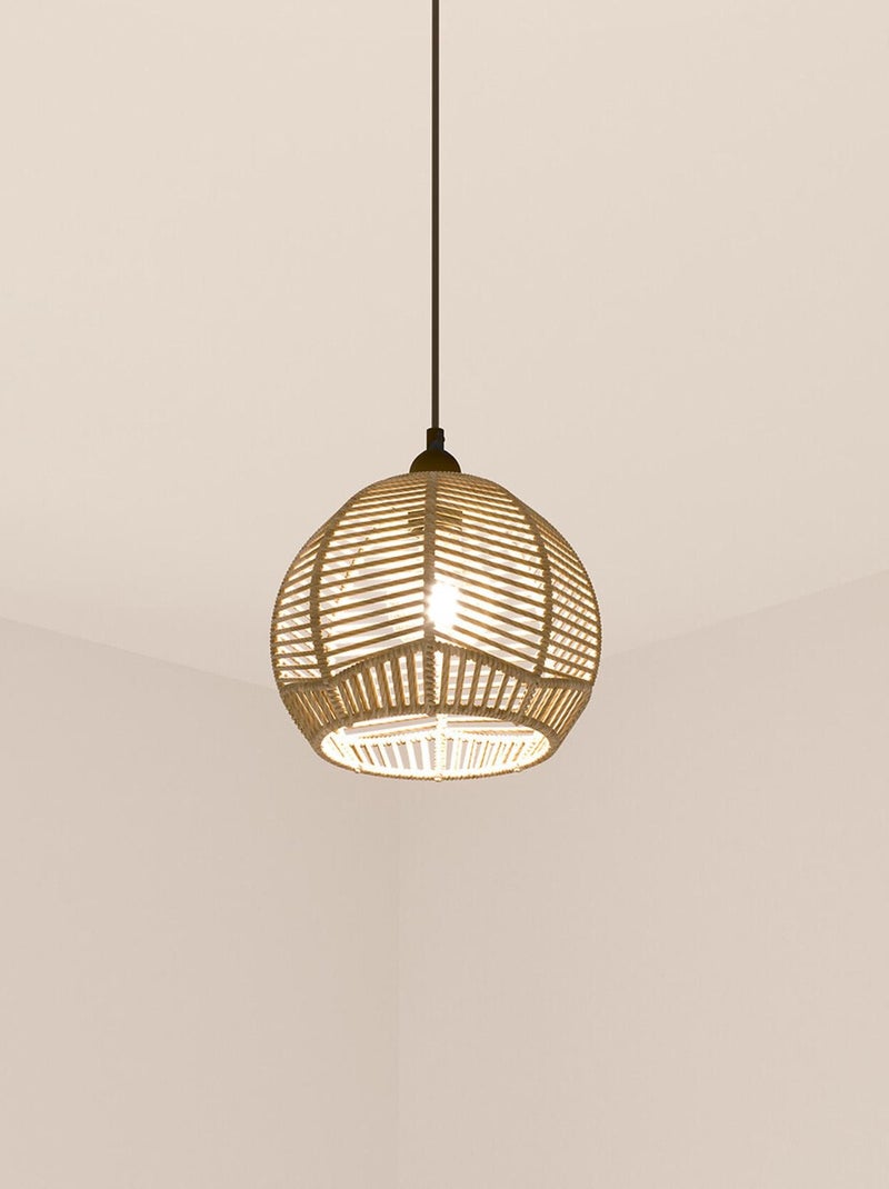 Suspension en corde naturelle Beige - Kiabi