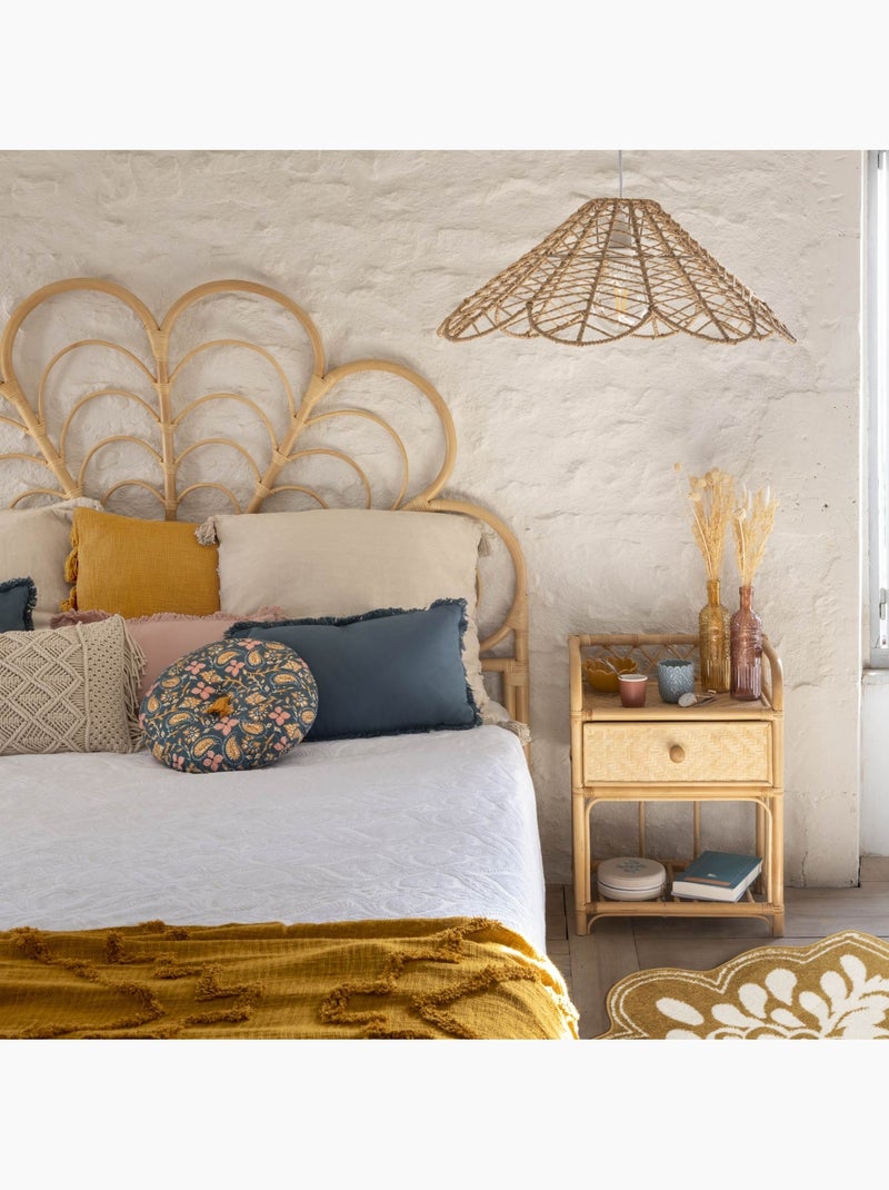 Suspension en corde tressée forme fleur FOLK Beige - Kiabi