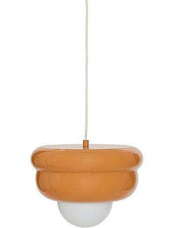 Suspension en fonte diffuseur en verre 28cm PATTY