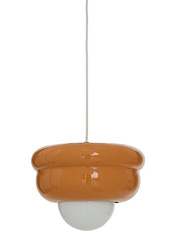 Suspension en fonte diffuseur en verre 28cm PATTY