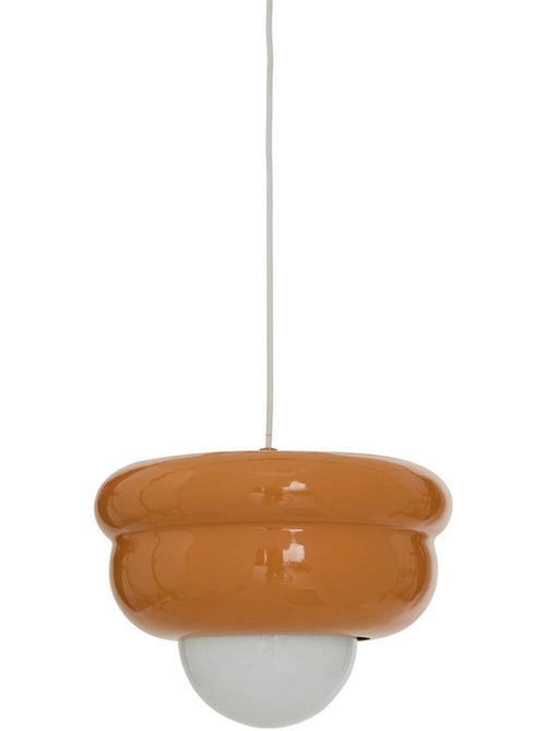 Suspension en fonte diffuseur en verre 28cm PATTY - Kiabi