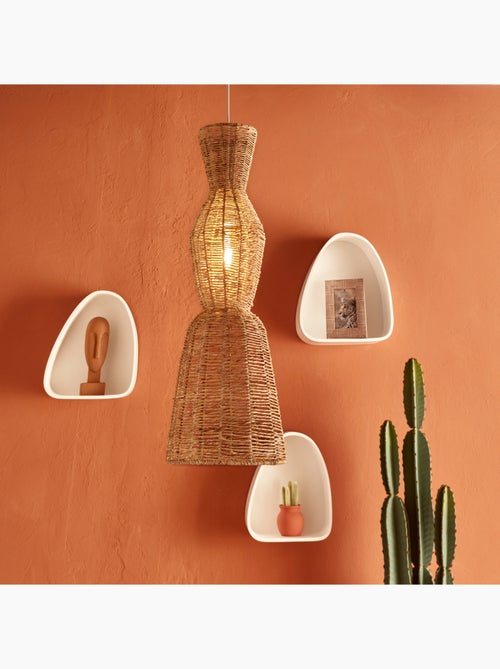 Suspension en jute et acier design vertical - Kiabi