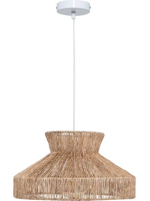 Suspension en jute tressé sur structure fonte ZELIA - Kiabi