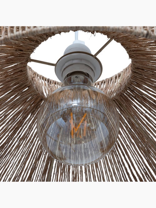 Suspension en jute tressé sur structure fonte ZELIA - Kiabi