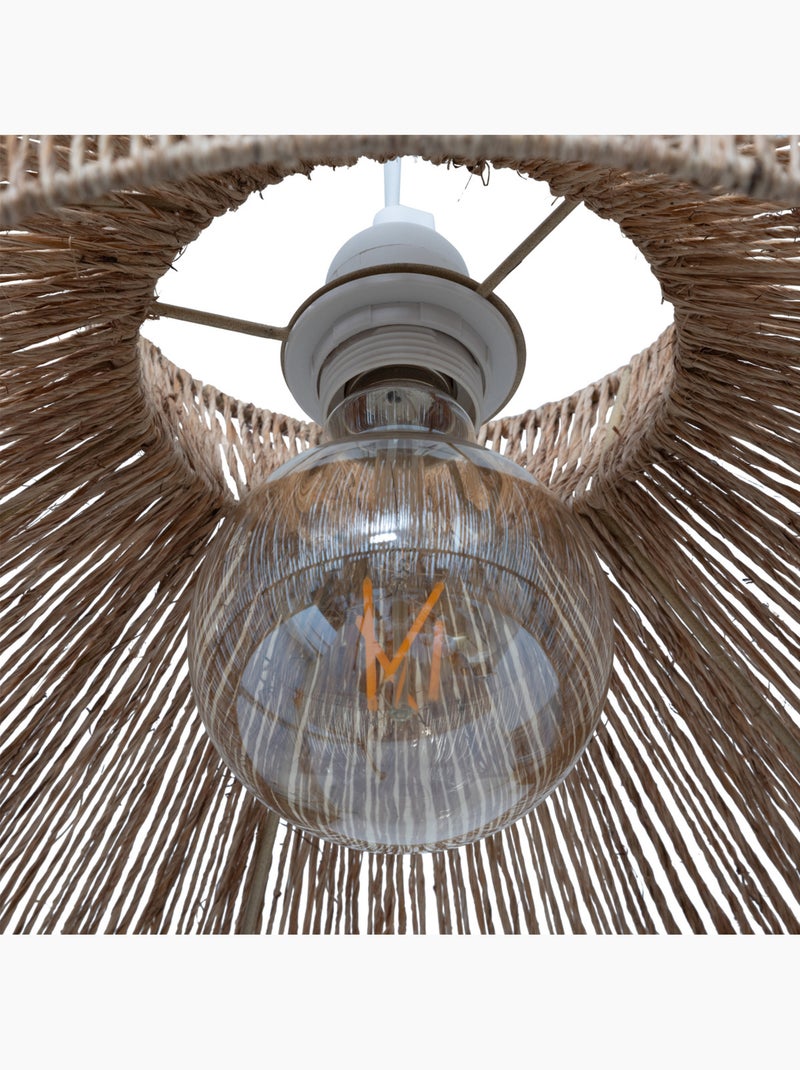 Suspension en jute tressé sur structure fonte ZELIA Beige - Kiabi