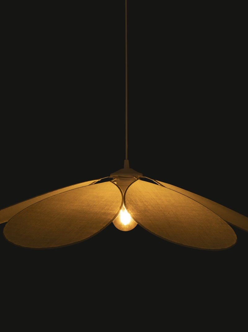 Suspension en lin FLEUR Vert - Kiabi