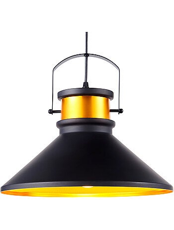 Suspension en métal, 122cm, Noire