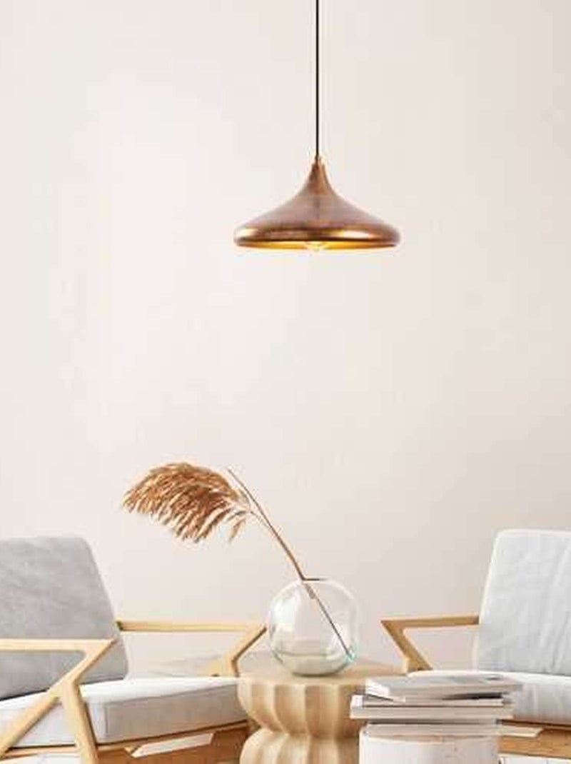 Suspension en métal design industriel ISTANBUL Doré/or - Kiabi