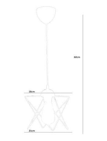 Suspension en métal design original DENIZILI