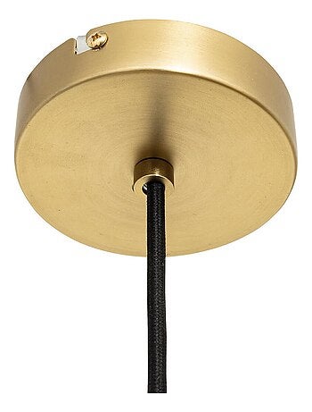 Suspension en métal doré élégant