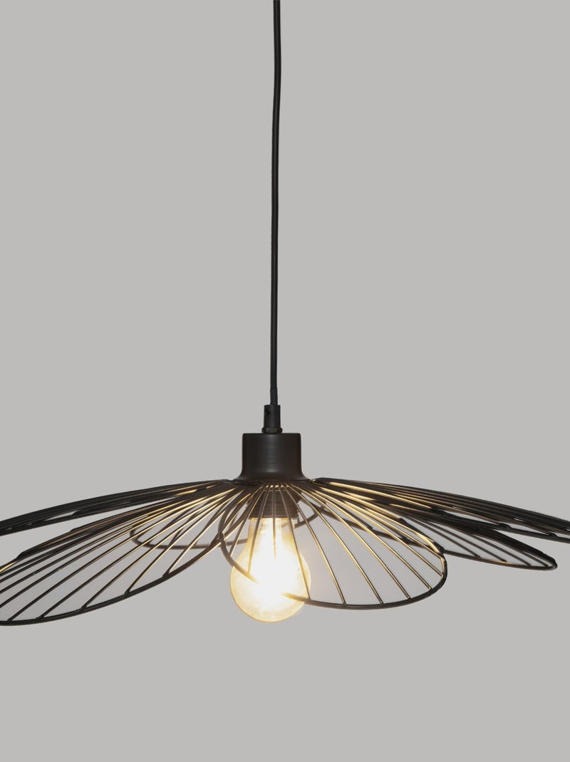 Suspension en métal FLEUR Noir - Kiabi