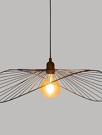 Suspension en métal noir 58cm