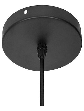 Suspension en métal noir 58cm