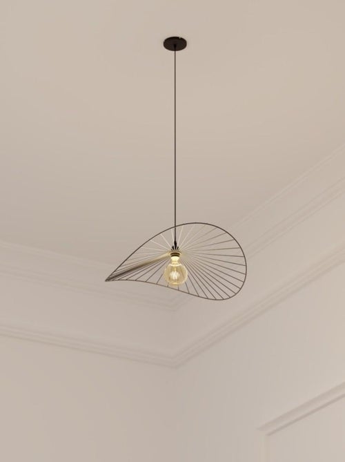 Suspension en métal noir 58cm - Kiabi